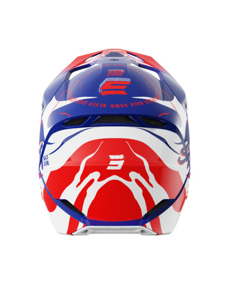 Casque cross enfant Shot 2026 Furious Beast - Bleu