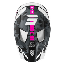 Casque cross enfant Shot 2026 Furious Flash - Rose 2