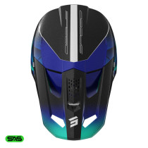 Casque cross enfant Shot 2026 Speed Olymp - Bleu 2