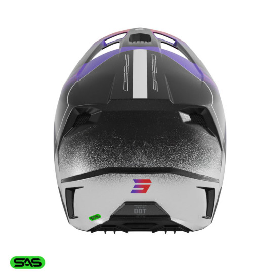Casque cross enfant Shot 2026 Speed Olymp - Violet