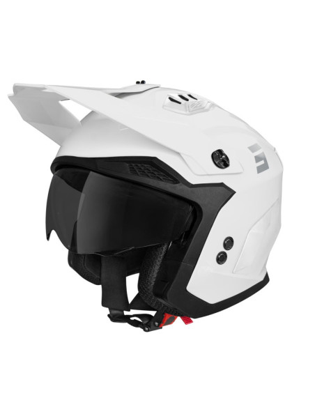 Casque jet Shot 2026 Drop Solid - Blanc