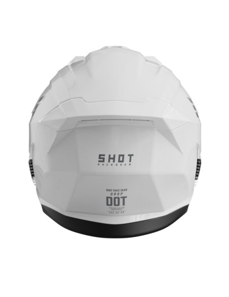 Casque jet Shot 2026 Drop Solid - Blanc