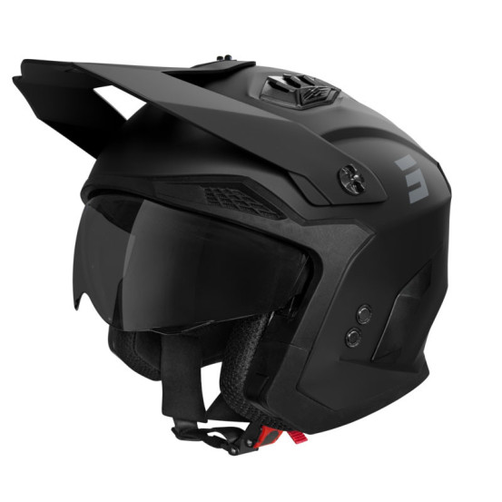 Casque jet Shot 2026 Drop Solid - Noir