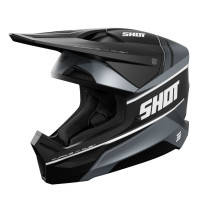 Casque cross Shot 2026 Furious Dust - Noir