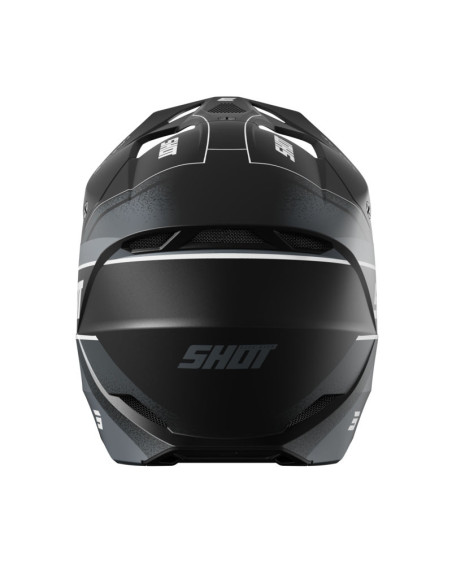 Casque cross Shot 2026 Furious Dust - Noir