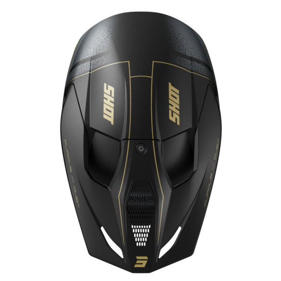 Casque cross Shot 2026 Furious Dust - Or