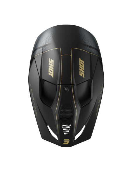Casque cross Shot 2026 Furious Dust - Or