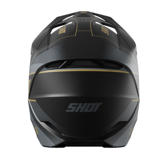 Casque cross Shot 2026 Furious Dust - Or