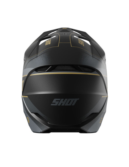 Casque cross Shot 2026 Furious Dust - Or