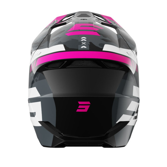Casque cross Shot 2026 Furious Flash - Rose