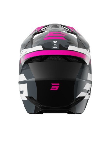 Casque cross Shot 2026 Furious Flash - Rose