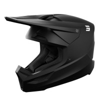 Casque cross Shot 2026 Furious Solid - Noir