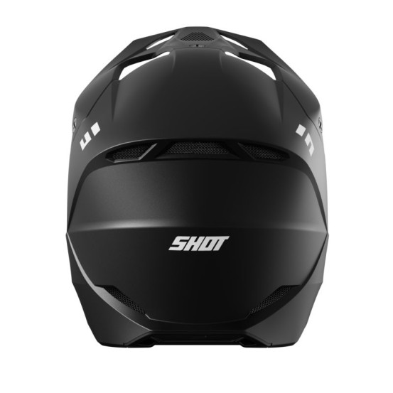 Casque cross Shot 2026 Furious Solid - Noir