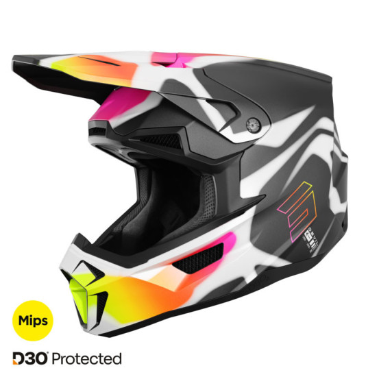 Casque cross Shot 2026 Lite Devil - Noir