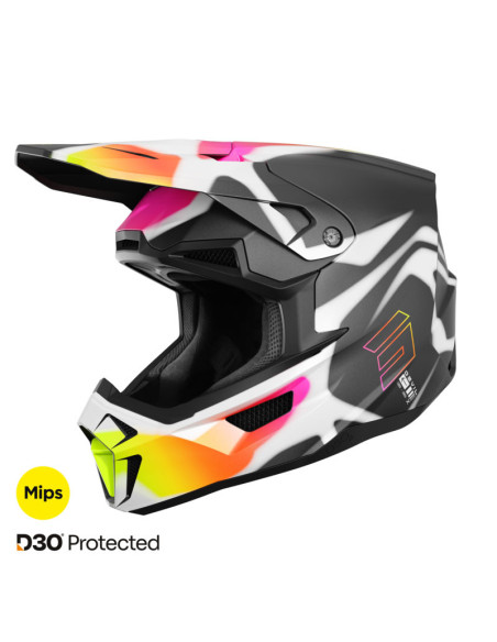 Casque cross Shot 2026 Lite Devil - Noir