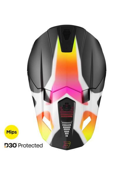 Casque cross Shot 2026 Lite Devil - Noir