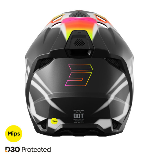 Casque cross Shot 2026 Lite Devil - Noir