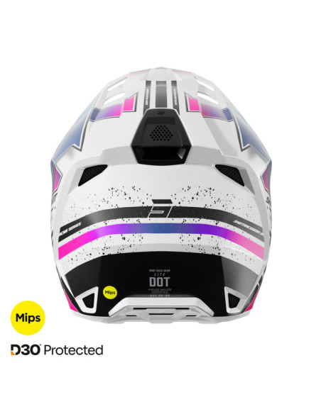 Casque cross Shot 2026 Lite Racing - Rose