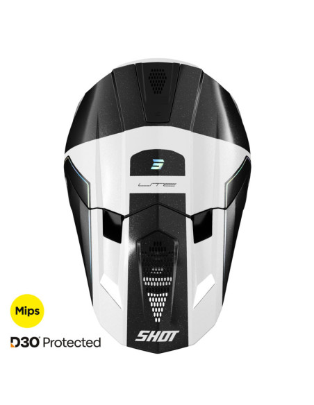 Casque cross Shot 2026 Lite S10 - Holographic