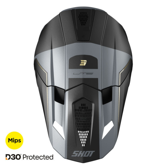 Casque cross Shot 2026 Lite S10 - Noir