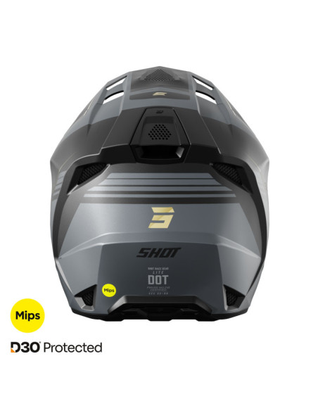 Casque cross Shot 2026 Lite S10 - Noir