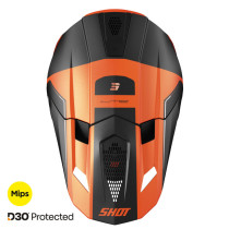 Casque cross Shot 2026 Lite S10 - Orange 2