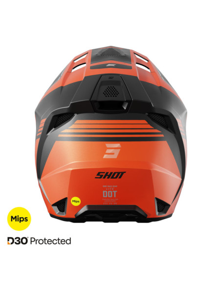 Casque cross Shot 2026 Lite S10 - Orange