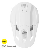 Casque cross Shot 2026 Lite Solid - Blanc 2