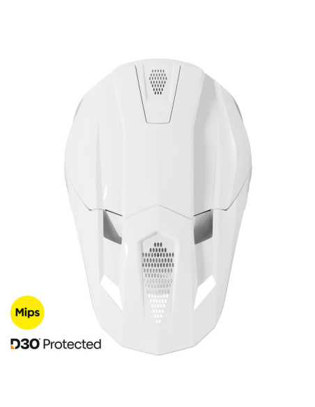 Casque cross Shot 2026 Lite Solid - Blanc