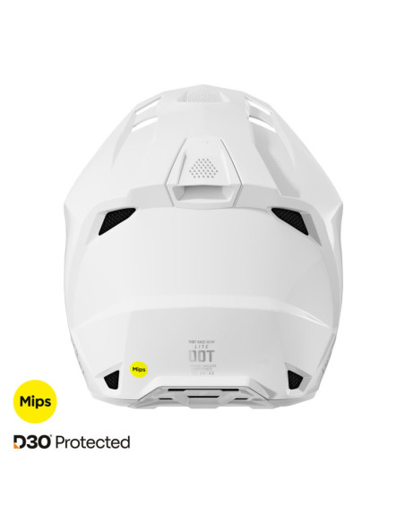 Casque cross Shot 2026 Lite Solid - Blanc