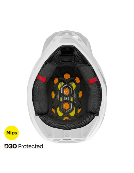 Casque cross Shot 2026 Lite Solid - Blanc