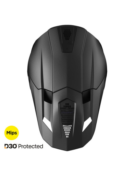 Casque cross Shot 2026 Lite Solid - Noir