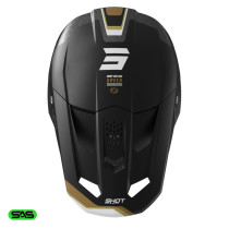 Casque cross Shot 2026 Speed Atomic - Or 2