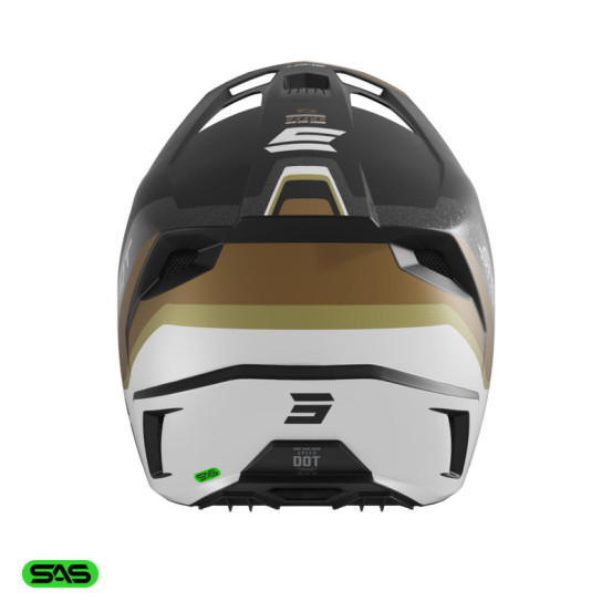 Casque cross Shot 2026 Speed Atomic - Or