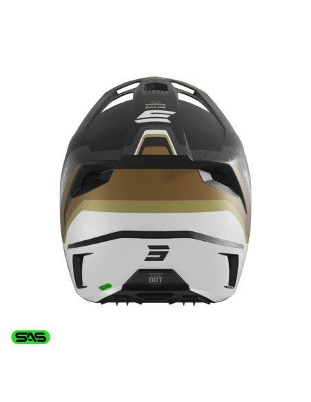 Casque cross Shot 2026 Speed Atomic - Or