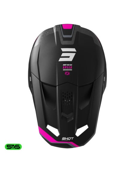 Casque cross Shot 2026 Speed Atomic - Rose