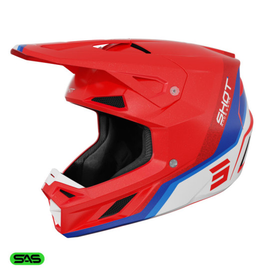 Casque cross Shot 2026 Speed Atomic - Rouge
