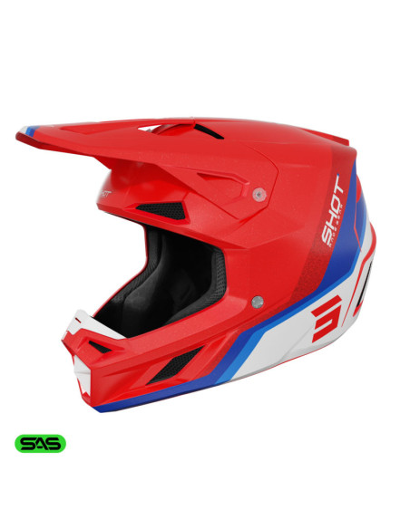 Casque cross Shot 2026 Speed Atomic - Rouge