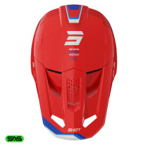 Casque cross Shot 2026 Speed Atomic - Rouge 2