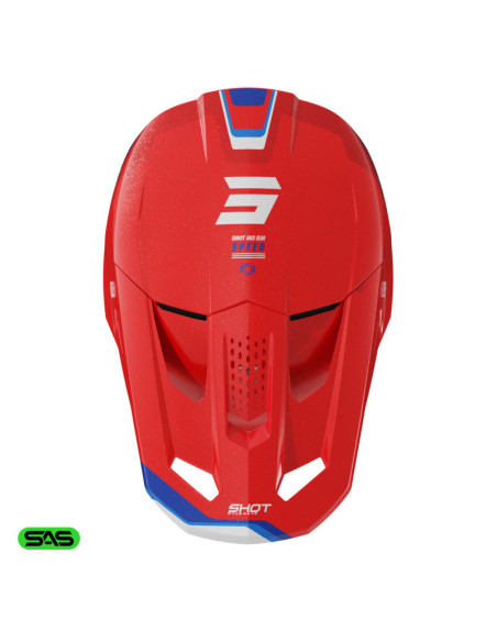Casque cross Shot 2026 Speed Atomic - Rouge