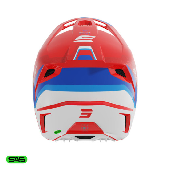 Casque cross Shot 2026 Speed Atomic - Rouge