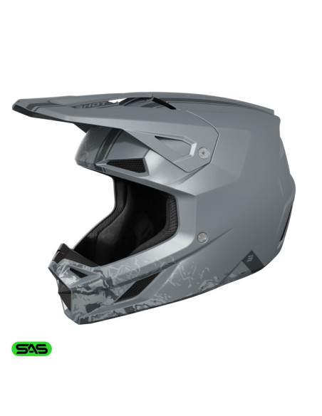 Casque cross Shot 2026 Speed Battle - Gris