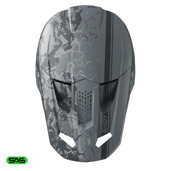 Casque cross Shot 2026 Speed Battle - Gris