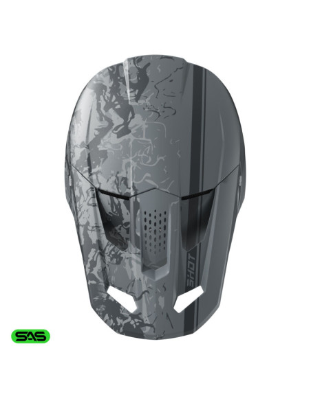 Casque cross Shot 2026 Speed Battle - Gris