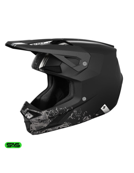 Casque cross Shot 2026 Speed Battle - Noir