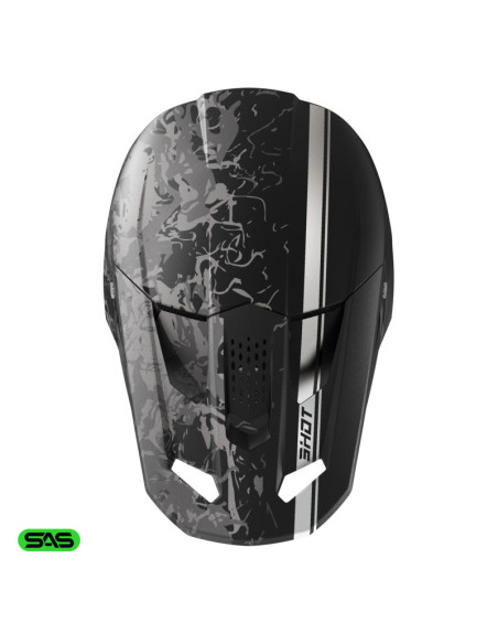 Casque cross Shot 2026 Speed Battle - Noir