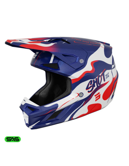 Casque cross Shot 2026 Speed Beast - Bleu