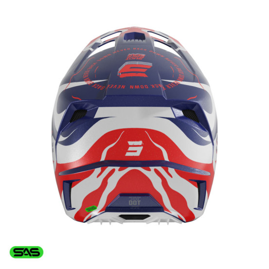 Casque cross Shot 2026 Speed Beast - Bleu
