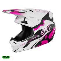 Casque cross Shot 2026 Speed Beast - Rose