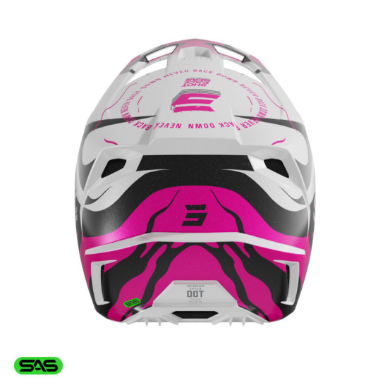 Casque cross Shot 2026 Speed Beast - Rose